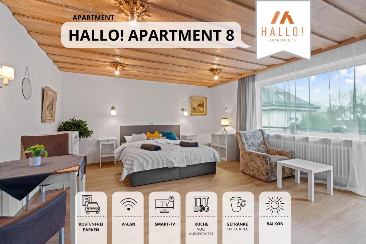 Sehr Gemuetliche Ferienwohnung In Bester Lage Mit Grossem Sonnenbalkon L Innenstadtnaehe L 1 Minute Zum Bahnhof L Kueche L Tv L Free-Wlan L Willkommen Im Hallo!-Apartment 8 บาดวือริสโฮเฟิน ภายนอก รูปภาพ